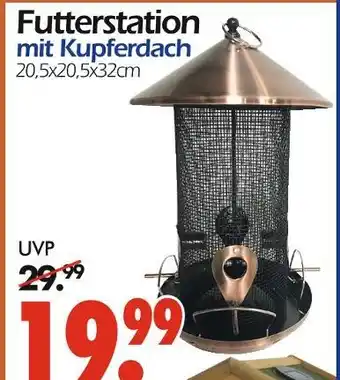 Wreesmann Futterstation mit kupferdach Angebot