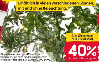 Rusta Girlanden aus kunststoff Angebot