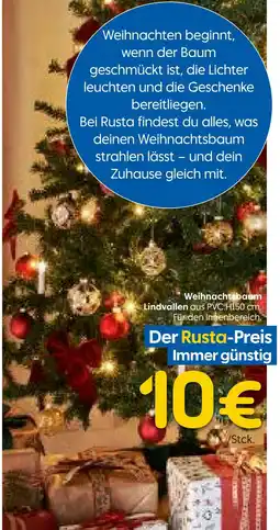 Rusta Weihnachtsbaum lindvallen Angebot