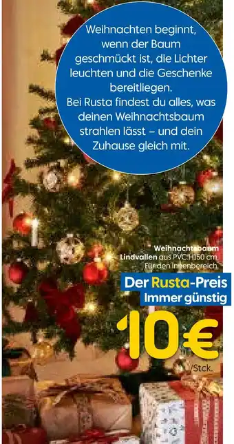 Rusta Weihnachtsbaum lindvallen Angebot