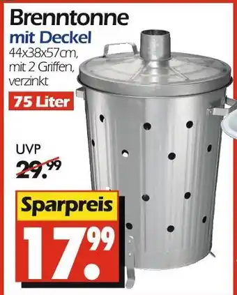 Wreesmann Brenntonne mit deckel Angebot