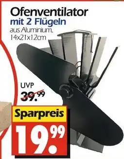 Wreesmann Ofenventilator Angebot