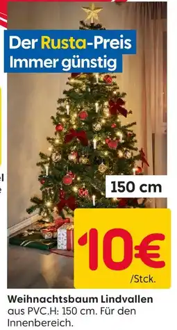 Rusta Weihnachtsbaum lindvallen Angebot