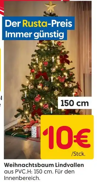 Rusta Weihnachtsbaum lindvallen Angebot