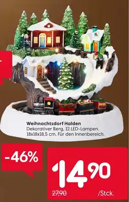 Rusta Weihnachtsdorf halden Angebot