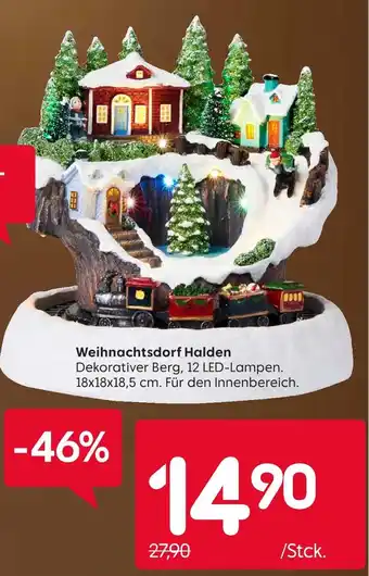 Rusta Weihnachtsdorf halden Angebot