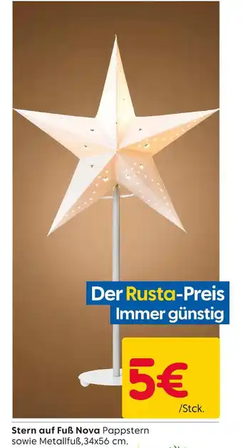 Rusta Stern auf fuß nova Angebot