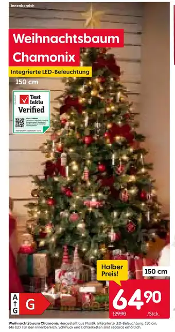 Rusta Weihnachtsbaum chamonix Angebot