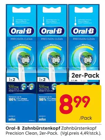 Rusta Oral-b zahnbürstenkopf precision clean Angebot