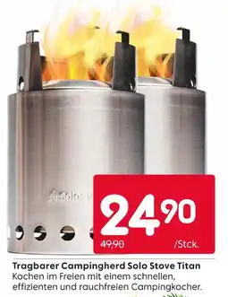 Rusta Tragbarer campingherd solo stove titan Angebot