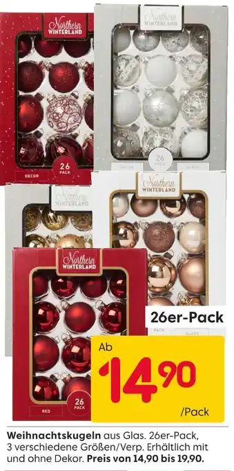 Rusta Northern winterland weihnachtskugeln Angebot