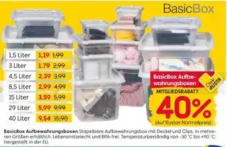 Rusta Basicbox aufbewahrungsboxen Angebot