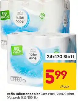 Rusta Refin toilettenpapier Angebot