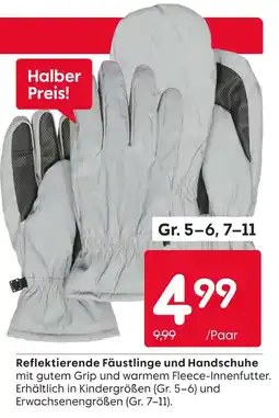 Rusta Reflektierende fäustlinge Angebot