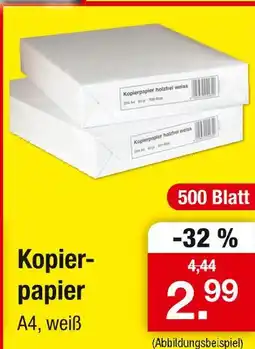 Zimmermann Kopierpapier Angebot