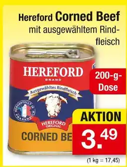 Zimmermann Hereford corned beef Angebot