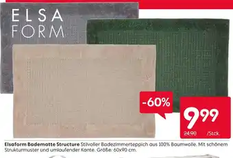 Rusta Elsaform badematte structure Angebot