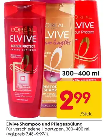 Rusta L'oreal paris elvive shampoo und pflegespülung Angebot