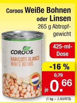 Zimmermann Coroos weiße bohnen Angebot