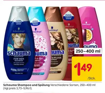 Rusta Schwarzkopf schauma shampoo oder spülug Angebot