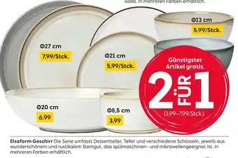 Rusta Elsaform geschirr Angebot