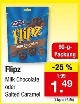Zimmermann Mcvitie's flipz milk chocolate Angebot
