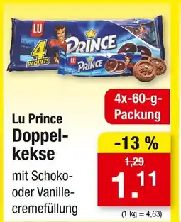 Zimmermann Lu prince doppelkekse mit schoko-cremefüllung Angebot