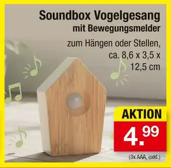Zimmermann Soundbox vogelgesang Angebot