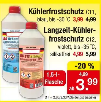 Zimmermann Kühlerfrostschutz c11 Angebot