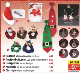 Zimmermann Haarclip weihnachtsmütze Angebot