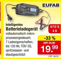 Zimmermann Eufab intelligentes batterieladegerät Angebot