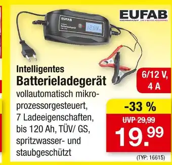 Zimmermann Eufab intelligentes batterieladegerät Angebot