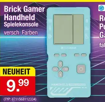 Zimmermann Silvergear brick gamer handheld spielekonsole Angebot