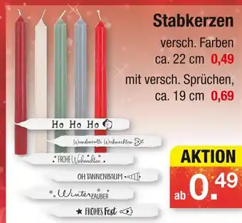 Zimmermann Stabkerzen Angebot