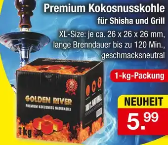 Zimmermann Golden river premium kokosnusskohle Angebot