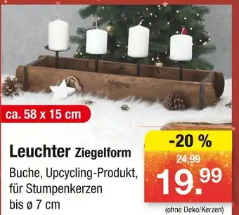 Zimmermann Leuchter ziegelform Angebot