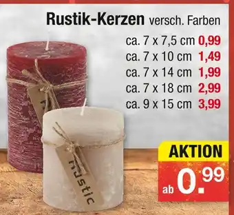 Zimmermann Rustik-kerzen Angebot