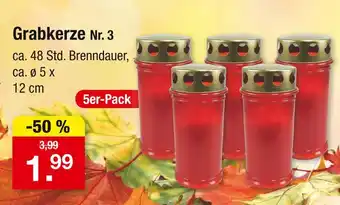 Zimmermann Grabkerze nr. 3 Angebot