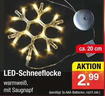 Zimmermann Led-schneeflocke Angebot