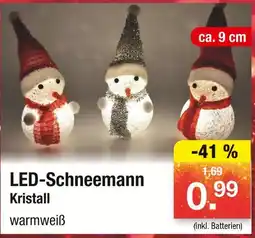 Zimmermann Led-schneemann kristall Angebot