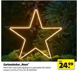 Hagebau Gartenstecker „neon“ Angebot