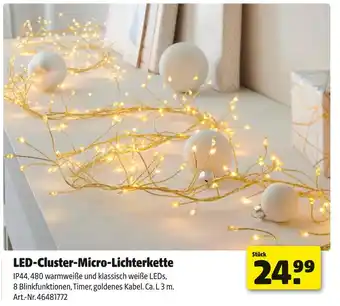Hagebau Led-cluster-micro-lichterkette Angebot