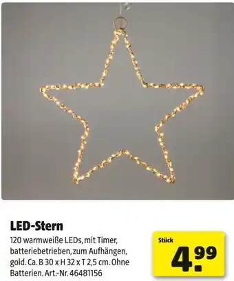 Hagebau Led-stern Angebot