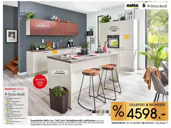 Zurbrüggen Dieter knoll traumküche nolte lux / soft lack Angebot