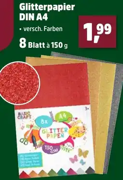Thomas Philipps Glitterpapier DIN A4 Angebot