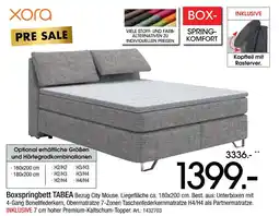 Zurbrüggen Xora boxspringbett tabea Angebot
