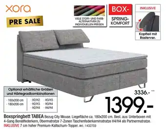 Zurbrüggen Xora boxspringbett tabea Angebot
