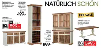 Zurbrüggen Speisezimmerprogramm cottage Angebot