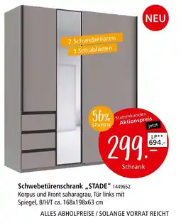 Zurbrüggen Schwebetürenschrank stade Angebot