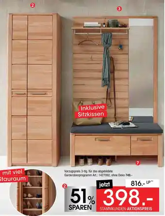 Zurbrüggen Linea natura garderoben-/ schuhschrank Angebot